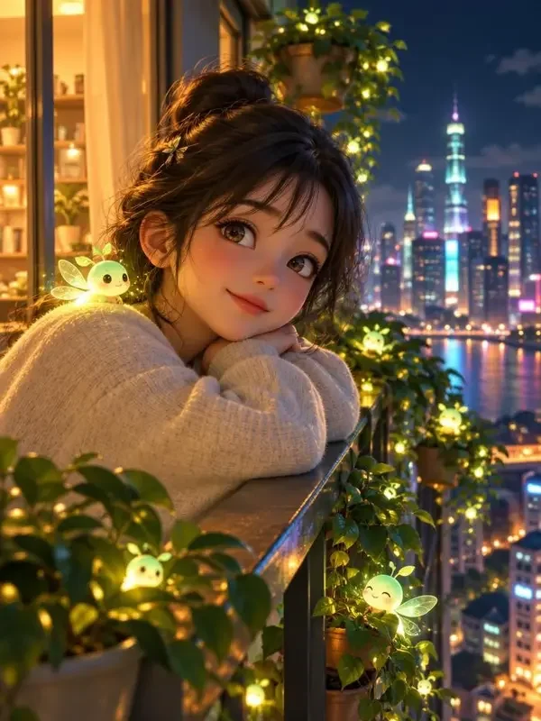 夜市尽头的花妖邻居 - 第一视频 夜市尽头的花妖邻居封面