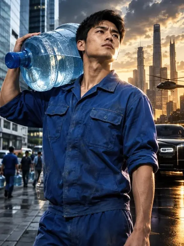 送水工竟是隐藏首富封面